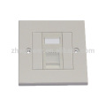 1 porta 86 tipo rj45 tomada parede face placa, 1 Porta Cat6 Wall Face Plate